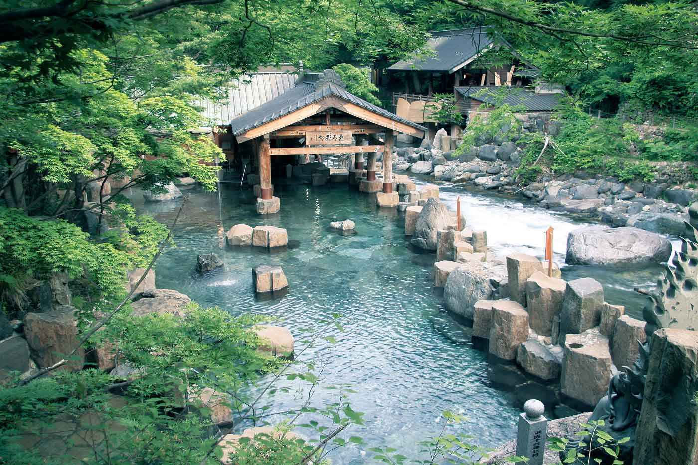 Gunma: Minakami area — Minakami onsen mitsumine-no-yu