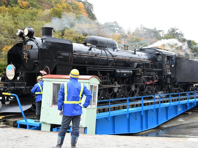 Gunma: Minakami area — Minakami Station Steam Locomotive Turntable